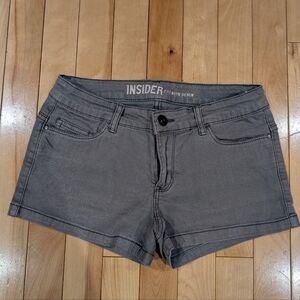 Women's Charcoal Jean Shorts